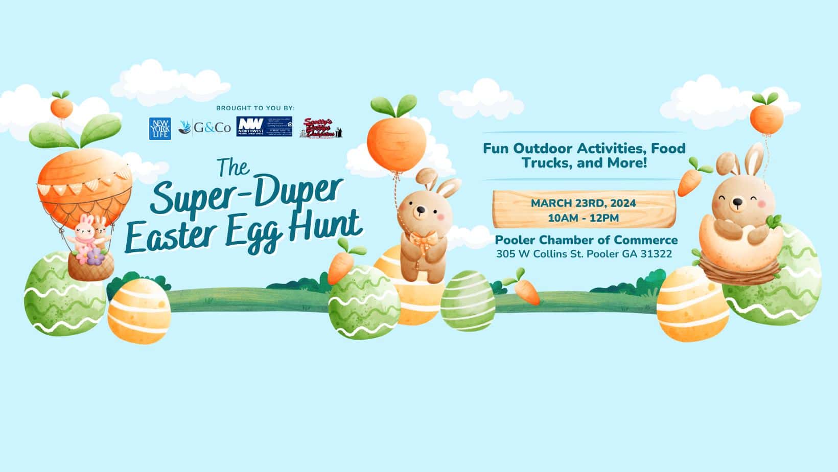 Easter Egg Hunt Day in Pooler, GA. 