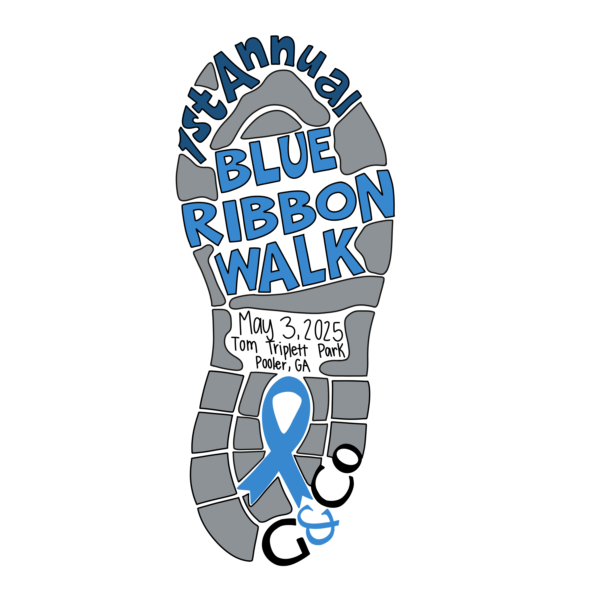 Blue Ribbon Walk at Tom Triplet Park. Savannah, GA